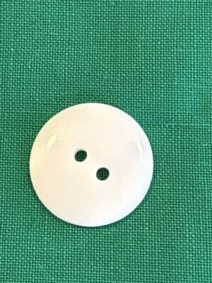 15 mm műanyag gomb fehér