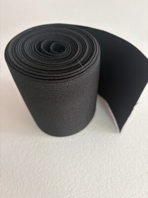 100 mm fekete gumi pertli