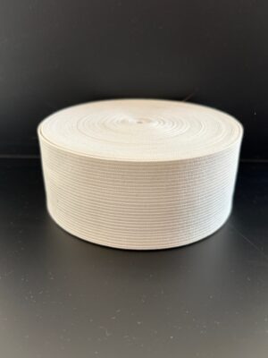 50 mm fehér gumi pertli