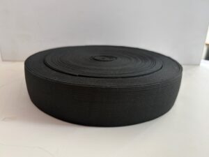 40 mm fekete gumi pertli