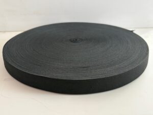 20 mm fekete gumi pertli