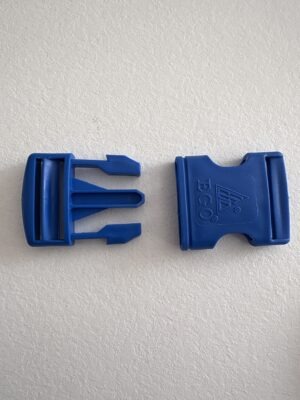 Heveder csat 4 cm kék